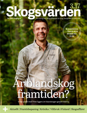 Omslag på tidningen Skogsvärden nr 3, 2017